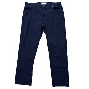 Brax Feel Good Pants Mens 40x36 (40x32) Cooper Fancy Regular Fit Stretch Blue